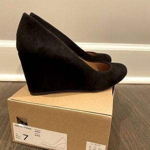 J Crew Suede Wedges